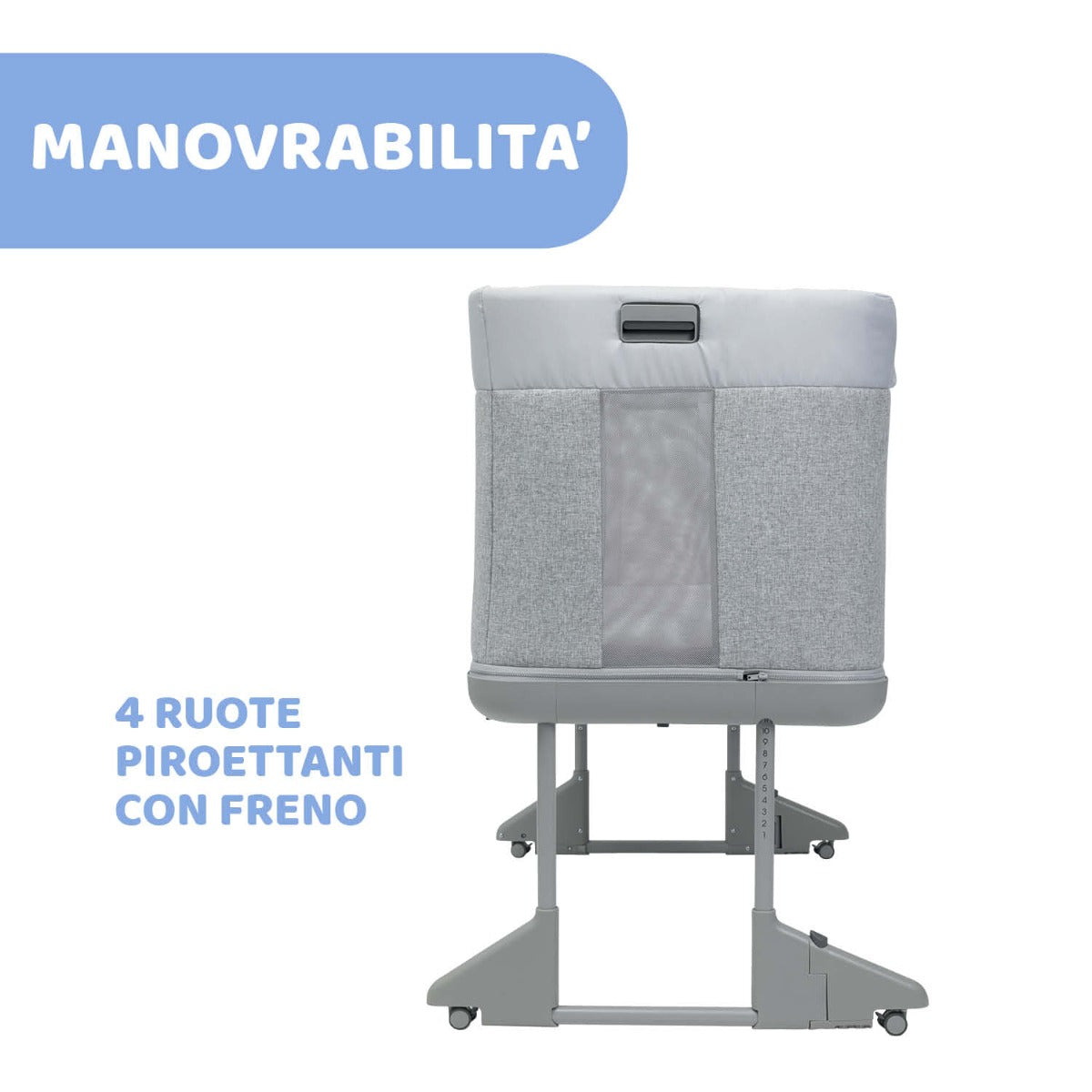 سرير النوم المشترك Next2Me Forever من Chicco - رمادي رائع