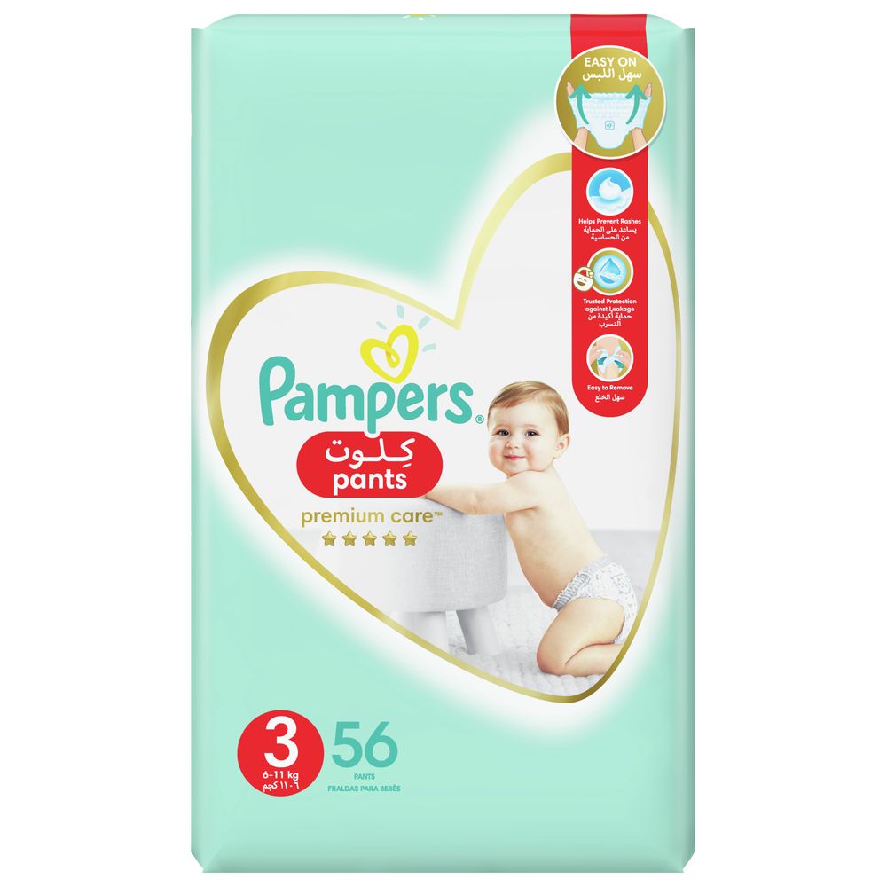 Pampers Premium Care Pants Size 3 - 56