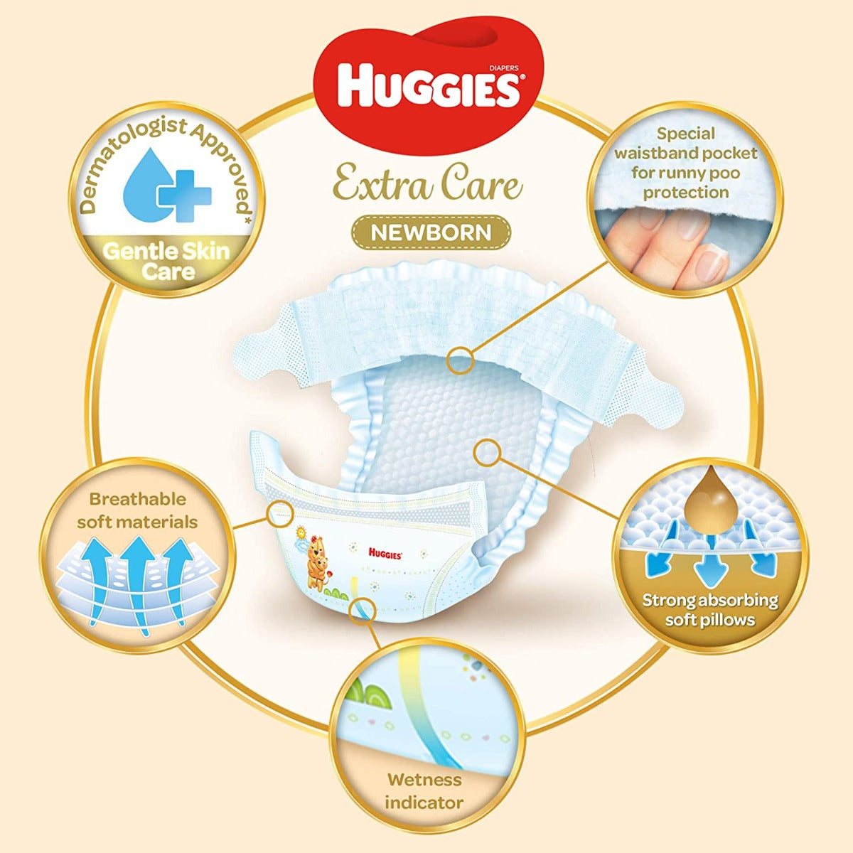 Huggies Diapers Pure And Natural # 1