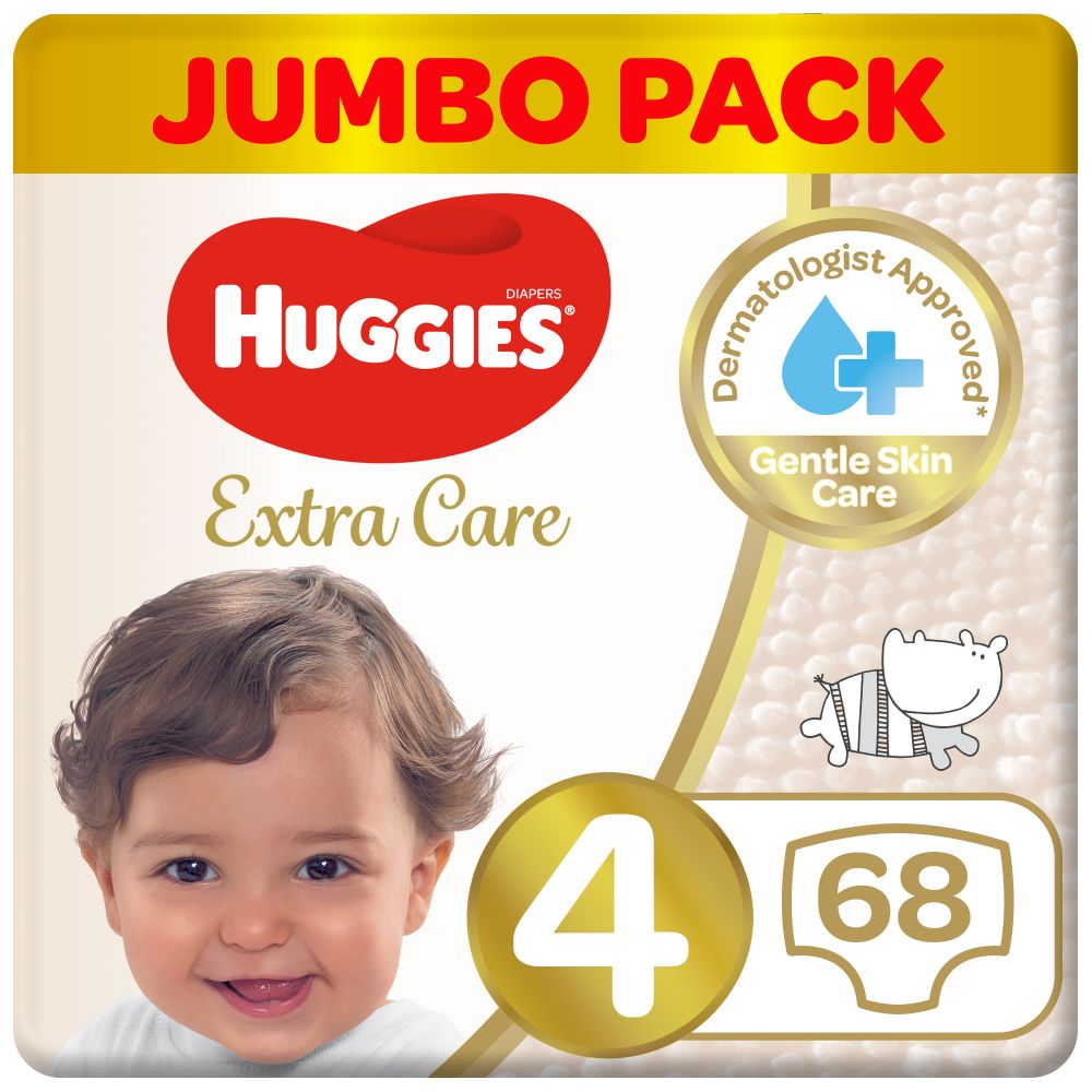 Huggies Diaper Extra Care Jumbo  4+