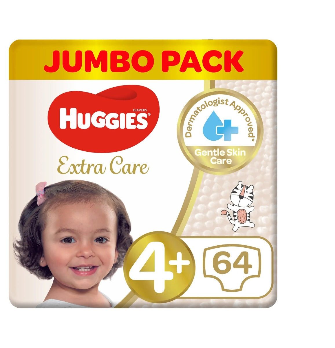 Huggies Diaper Extra Care Jumbo  4+