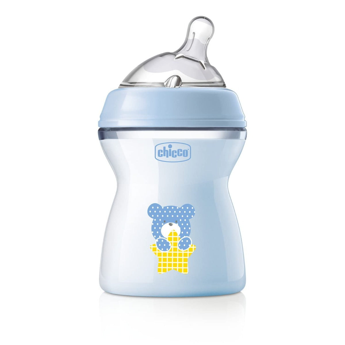 Chicco Natural Feeling Feeding Bottle PP 2M+ - 250ML - Boy