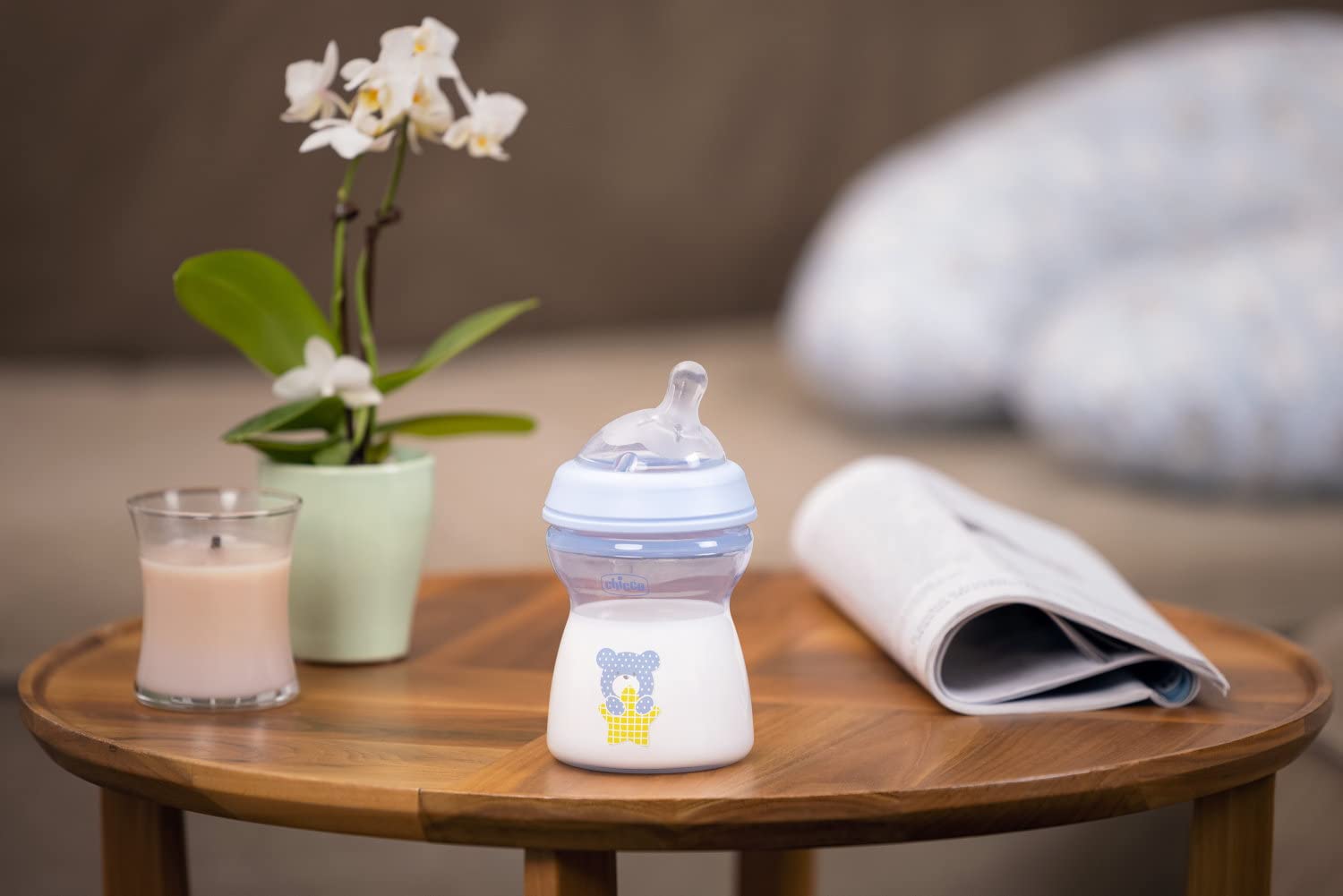 Chicco Natural Feeling Feeding Bottle PP 2M+ - 250ML - Boy