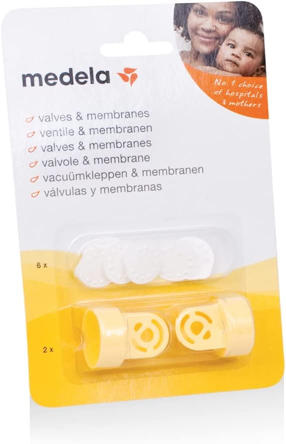 Medela Valves 2 Heads  & Membranes 6 Pieces