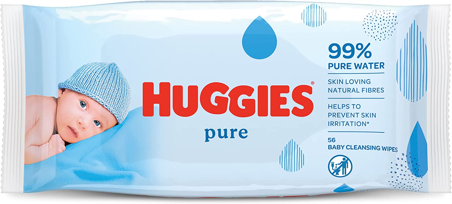 Huggies Baby Wipes Pure 56'S