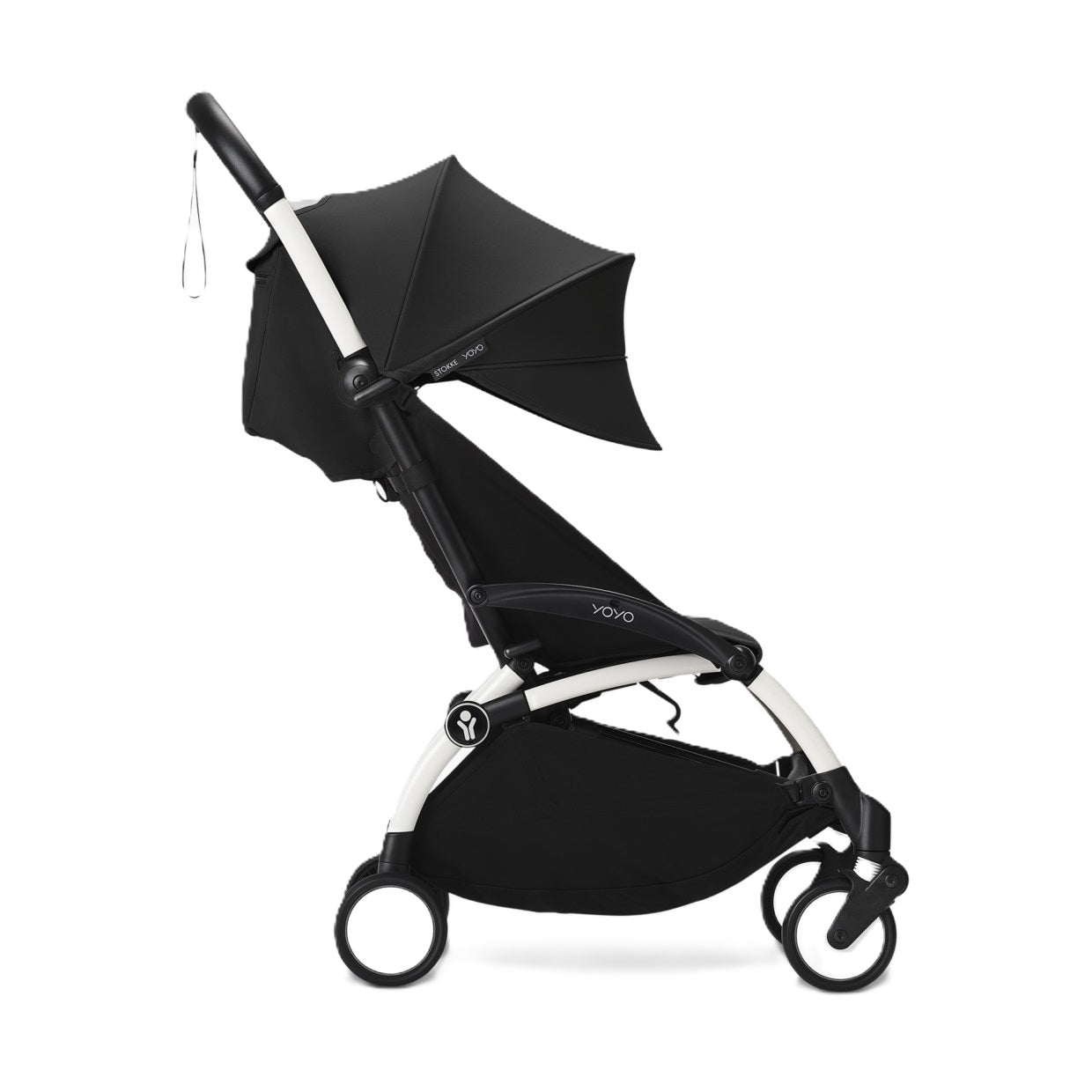 Stokke YOYO³ Frame White With 6M+ color pack Black