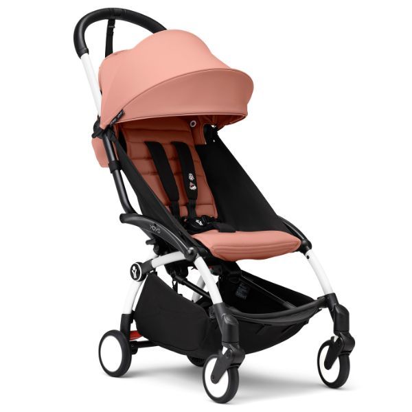 Stokke YOYO³ Frame White With 6M+ color pack Ginger