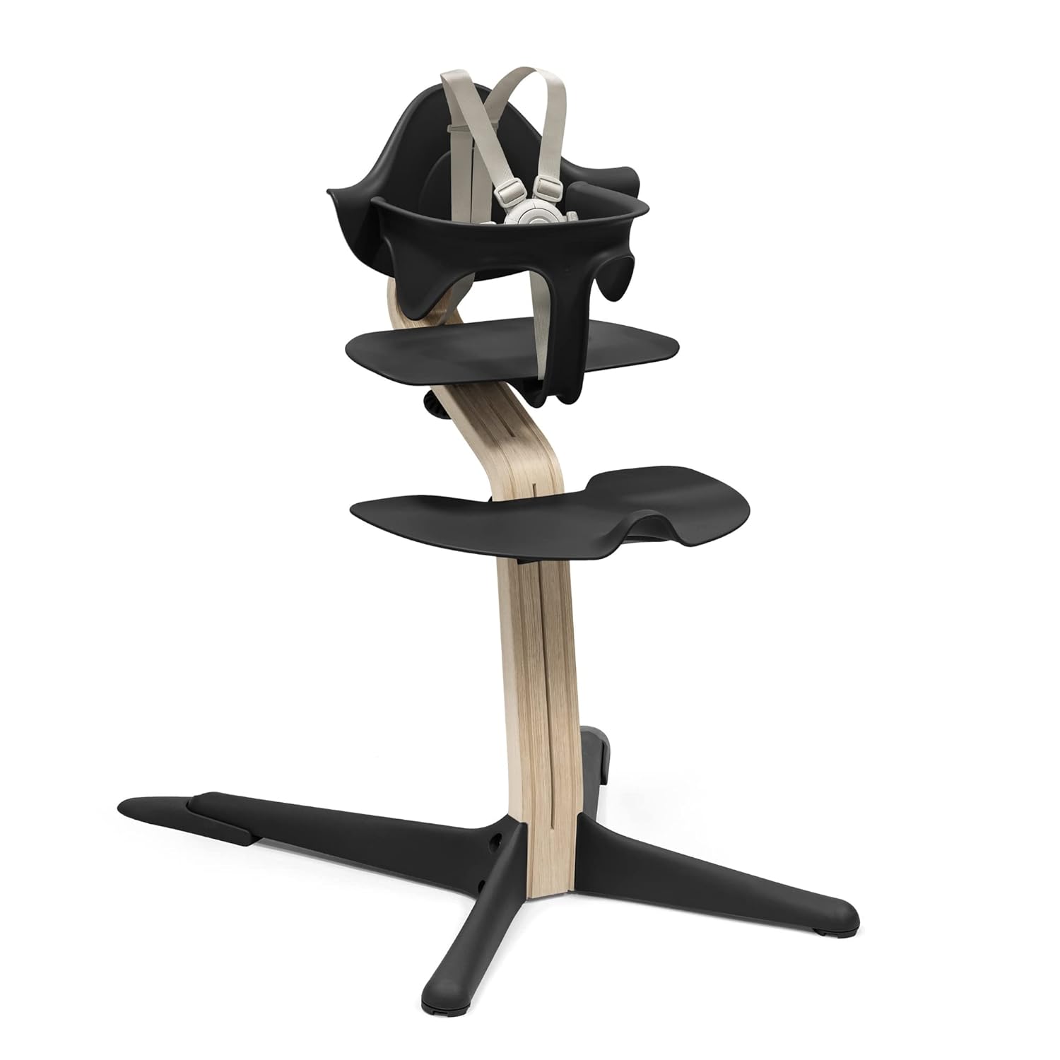 Stokke Nomi Baby Chair Black with Black Baby Set