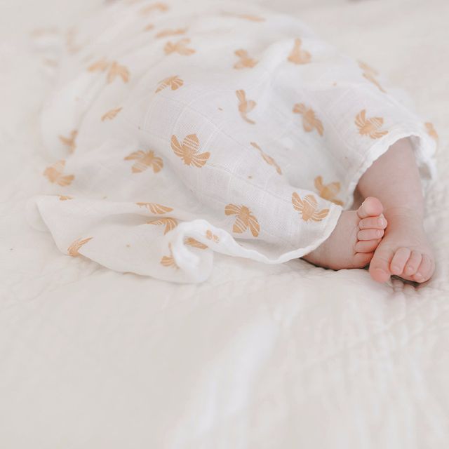 Aden + Anais Silky Soft Swaddles Golden Sun 3pcs