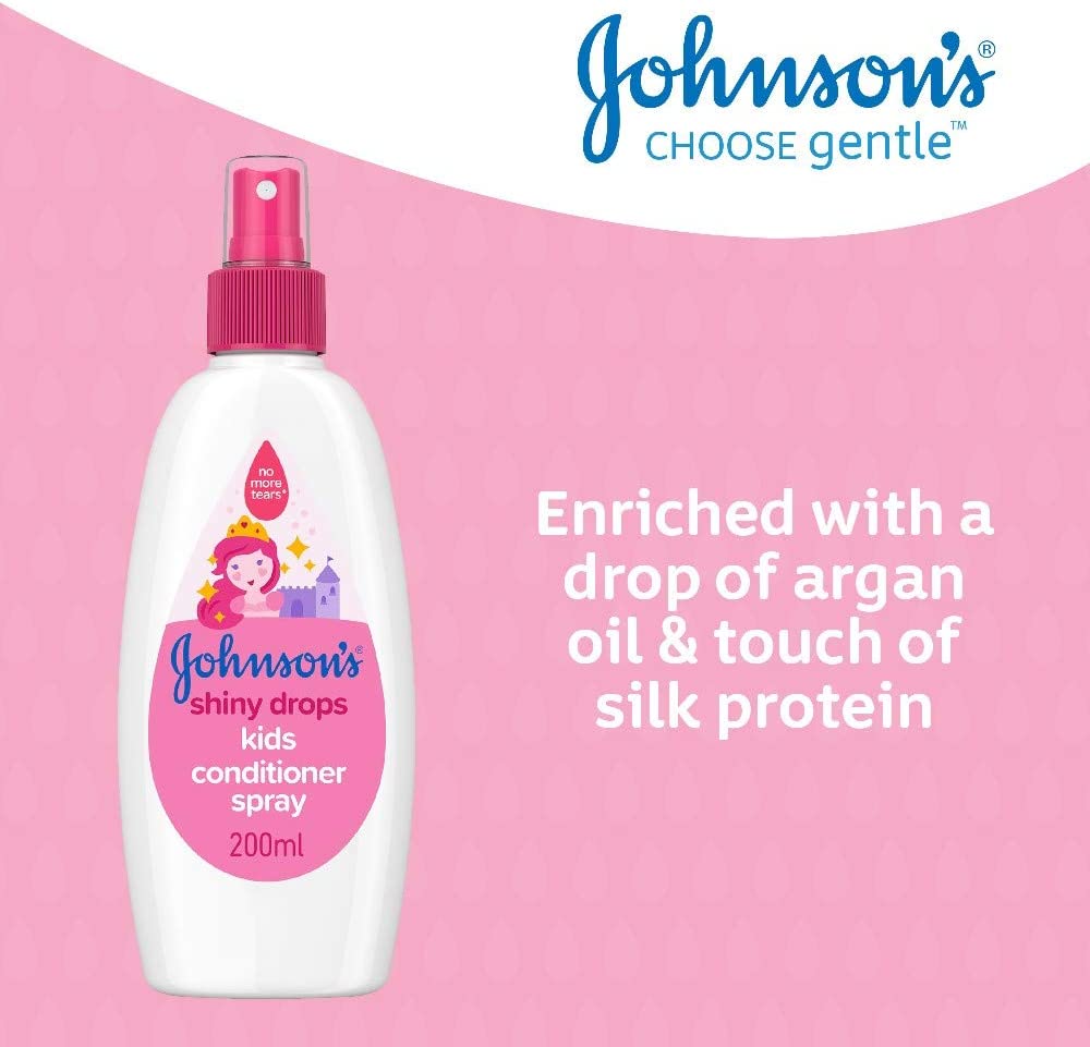 Johnson & Johnson  Shiny Drops Kids Conditioner Spray 200Ml