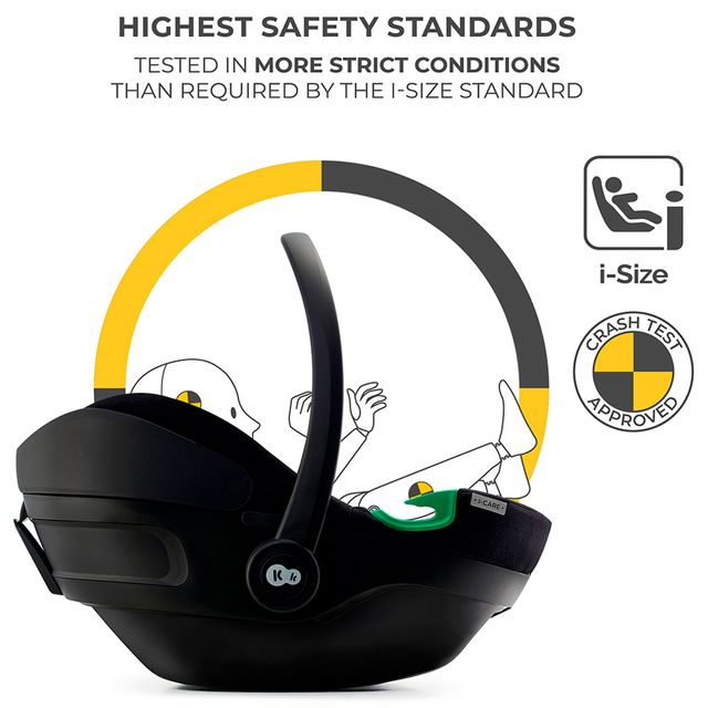 Kinderkraft I Care I Size  40-87 cm Car Seat Graphite Black