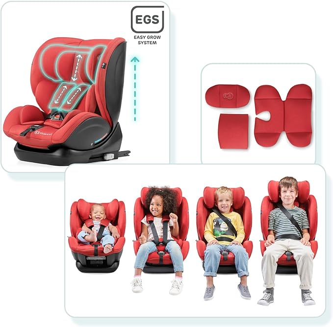 Kinderkraft Myway Car Seat With Isofix System Red