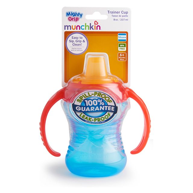 Munchkin Mighty Grip Trainer Cup 8oz Blue