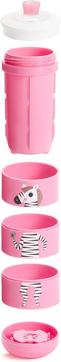 Munchkin Animal Twisty Bite Proof Cup 9oz 1pcs Pink (Sold Separately Subject to Availability)