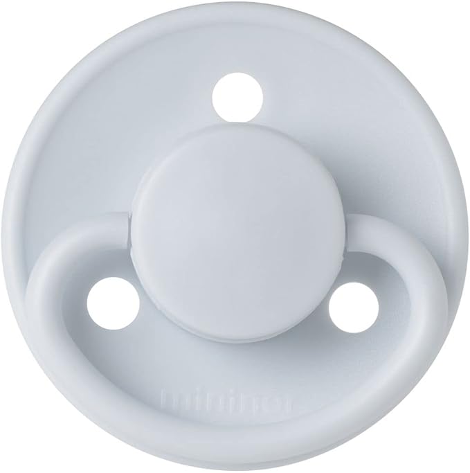 Mininor Round Pacifier Silicone 6m Icicle