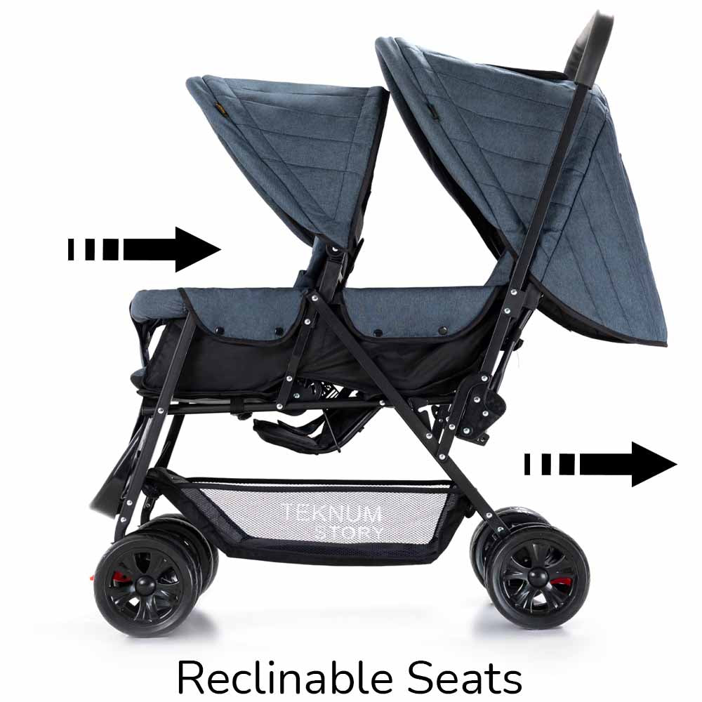 Story By Teknum Double Baby Stroller