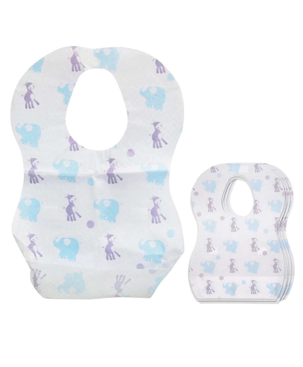 Star Babies Disposable Bibs Pack of 5 Elephant