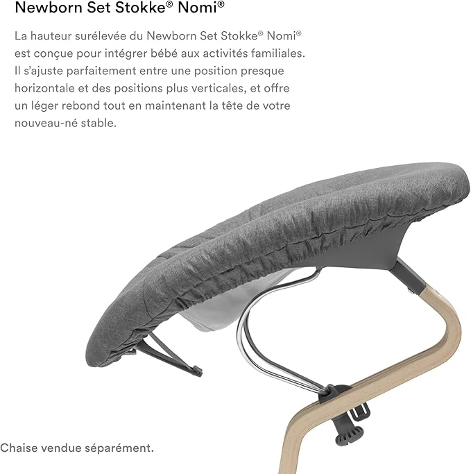 Stokke Nomi Newborn Set Black Grey pink