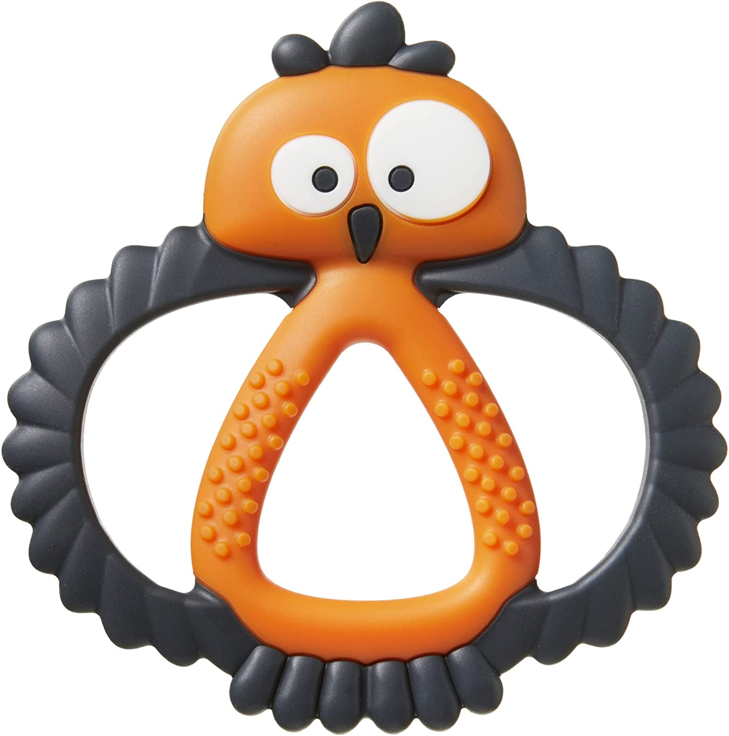 Tommee Tippee Kalani Maxi Teether Sensory Teething Toy Orange