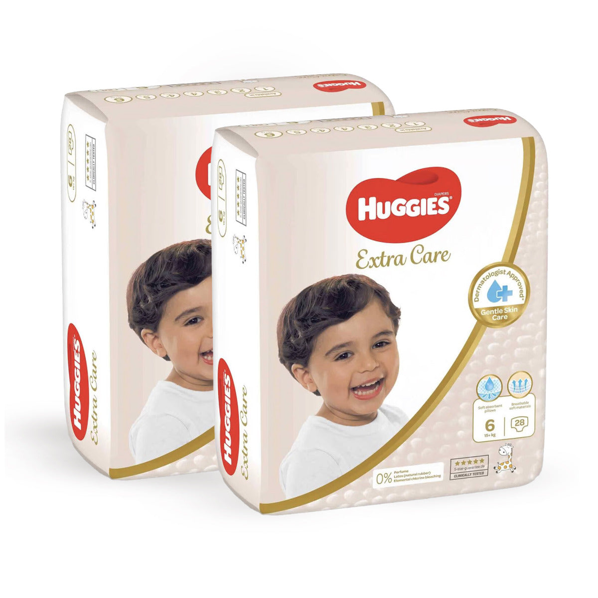 Huggies Diaper Extra Care Value Pack 6-56 Pcs
