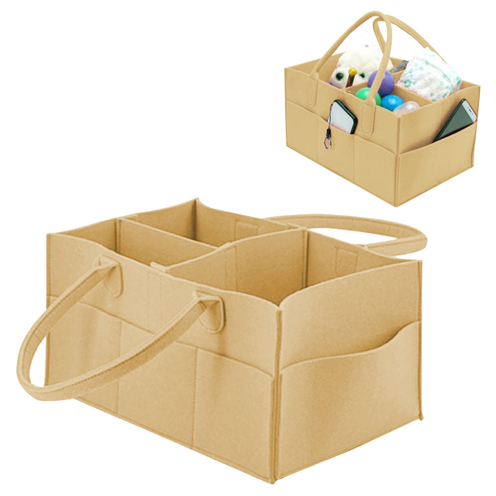 Star Babies Diaper Caddy Organizer - Khaki