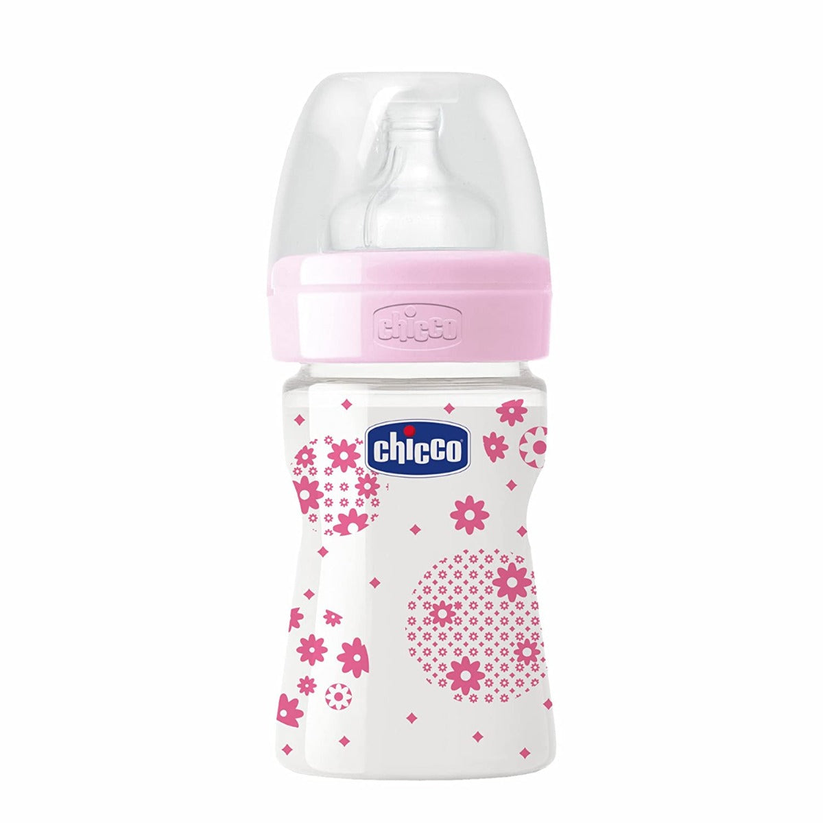 Chicco Well Being Bottle Glass Girl 150ML 0months+