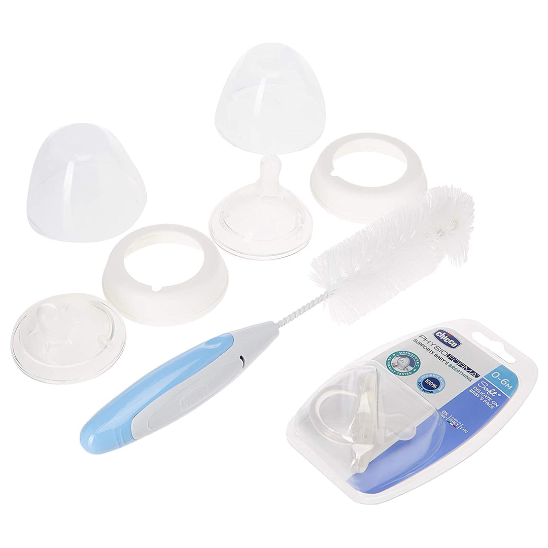Chicco Natural Feeling Feeding Bottle Set-Small 0months+