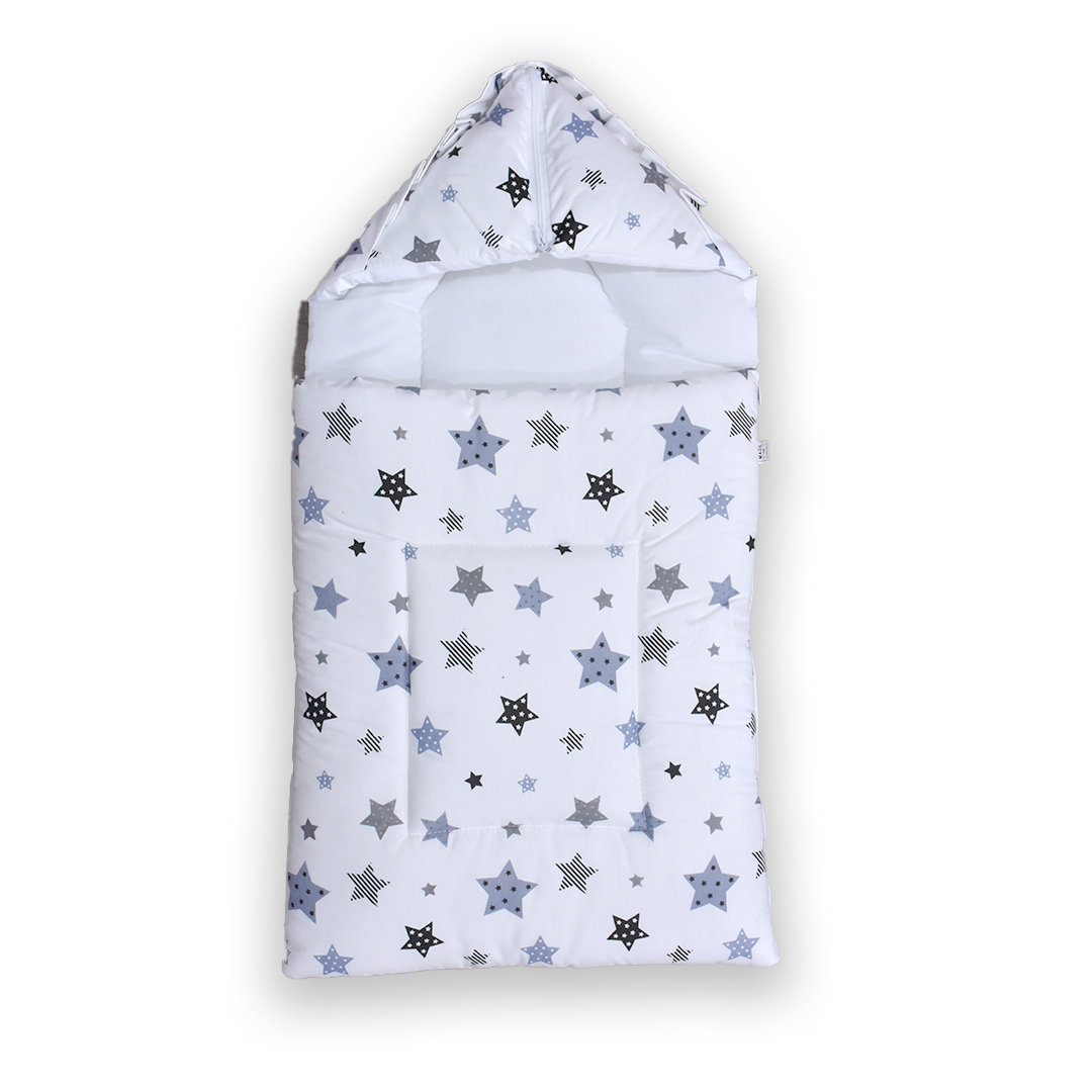 Little Angel Baby Sleeping Bag with Blue Stars
