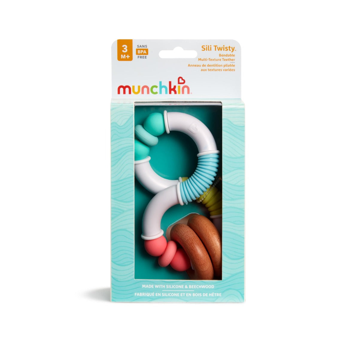 Munchkin Silicone Twisty Figure 8 Teether