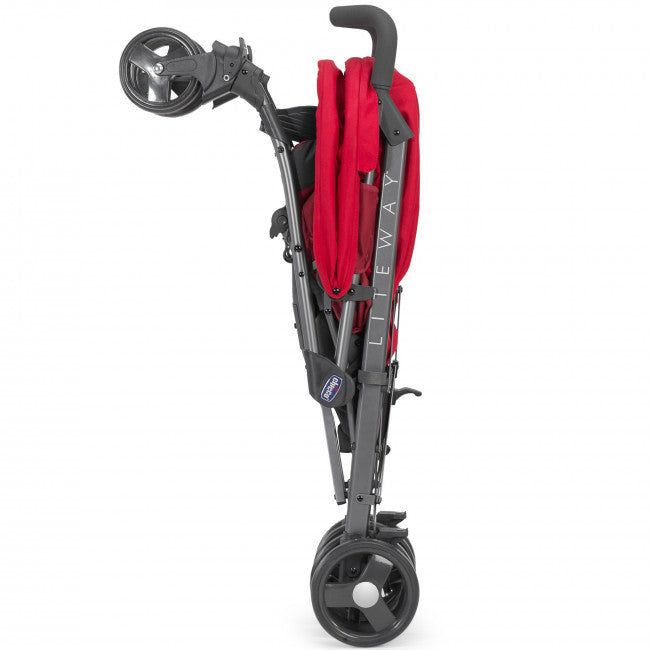 Chicco Lite Way Stroller with Bumper - Red