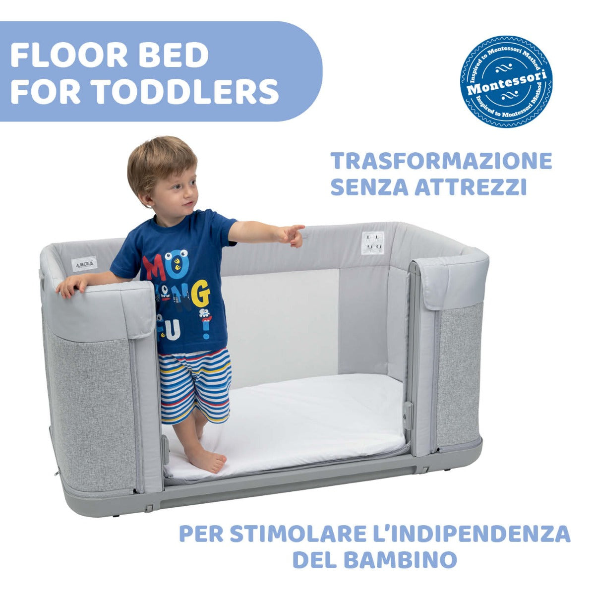 Chicco Next2Me Forever Cosleeping Cot - Ash Grey