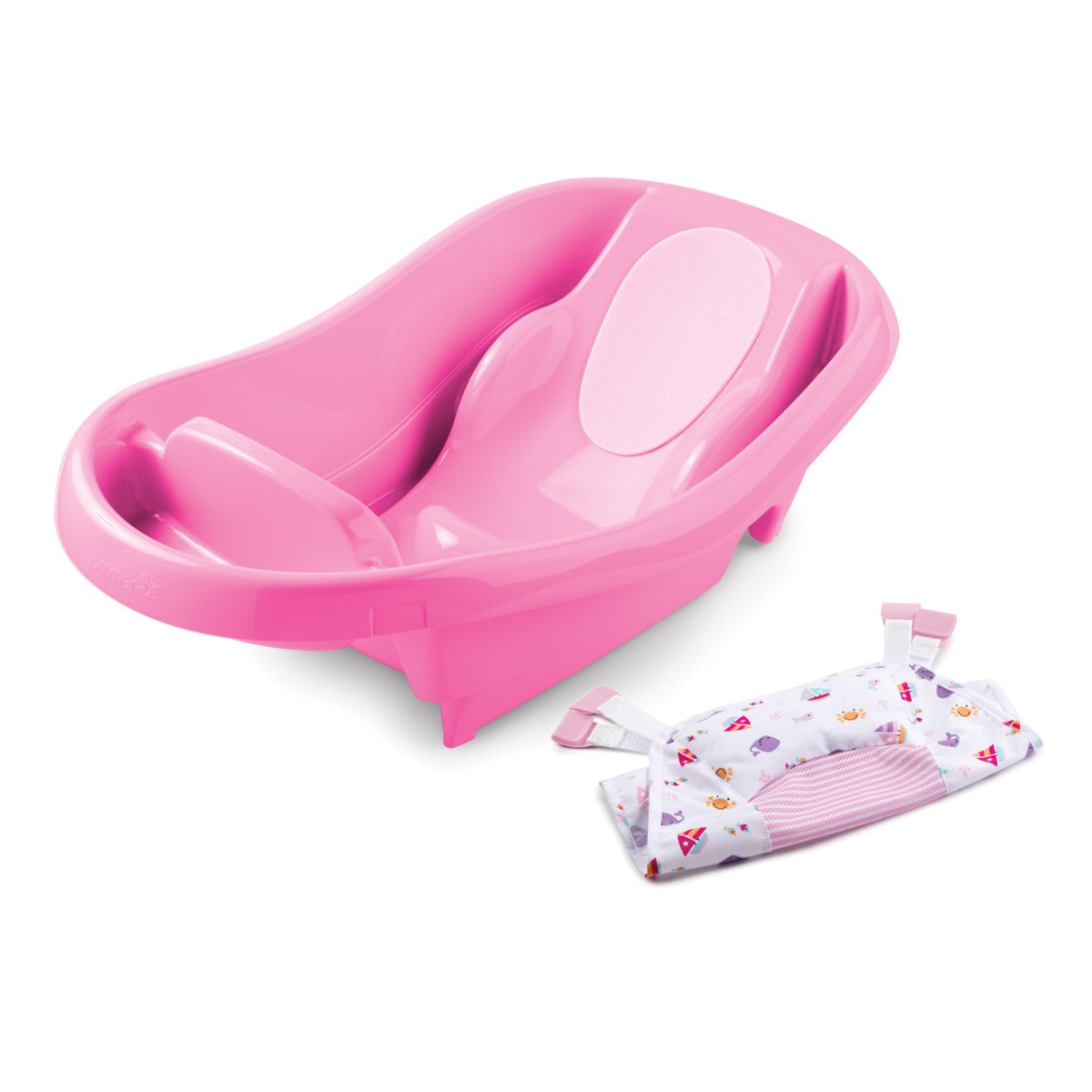 Summer Infant Comfy Clean Deluxe Newborn To Toddler Tub Girl