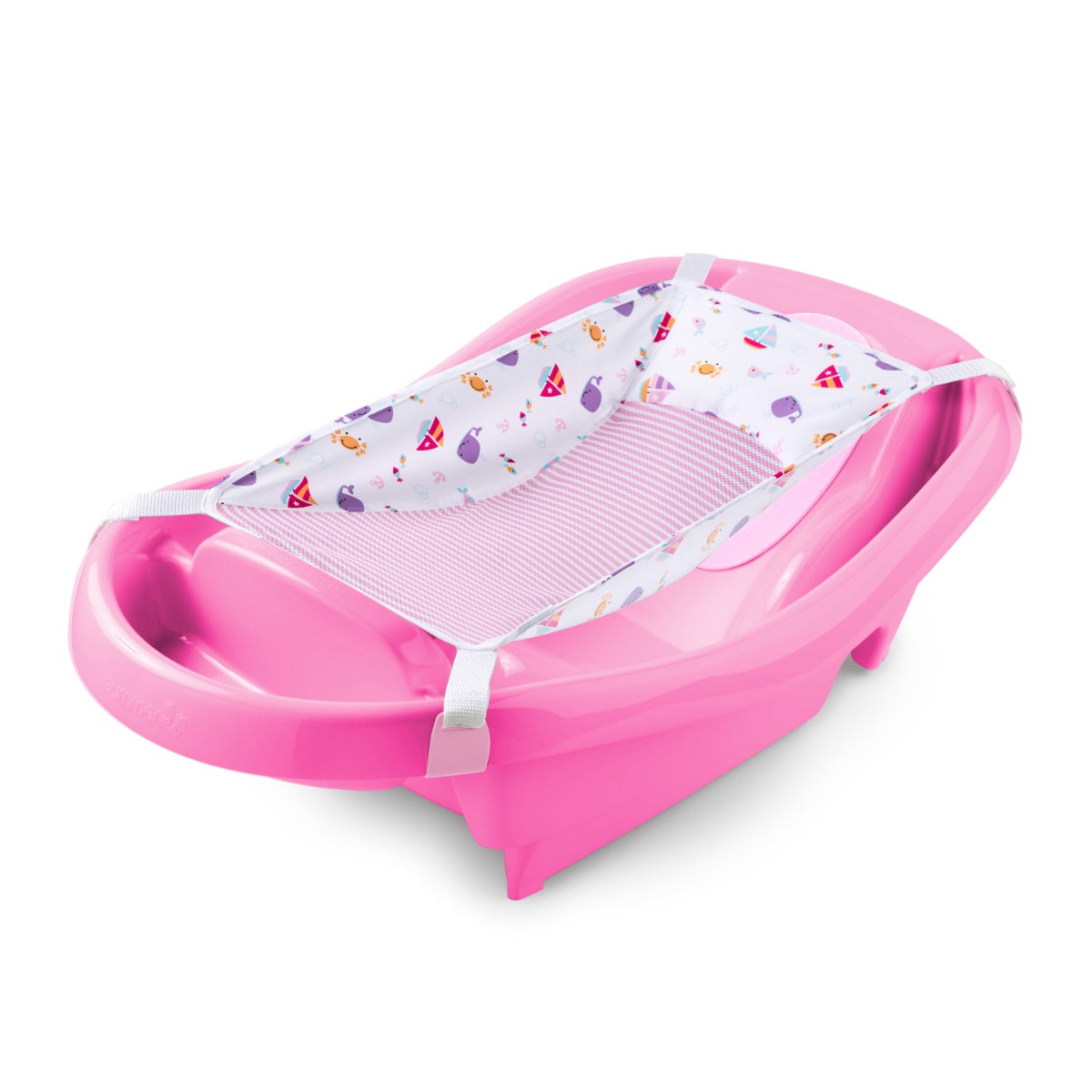 Summer Infant Comfy Clean Deluxe Newborn To Toddler Tub Girl