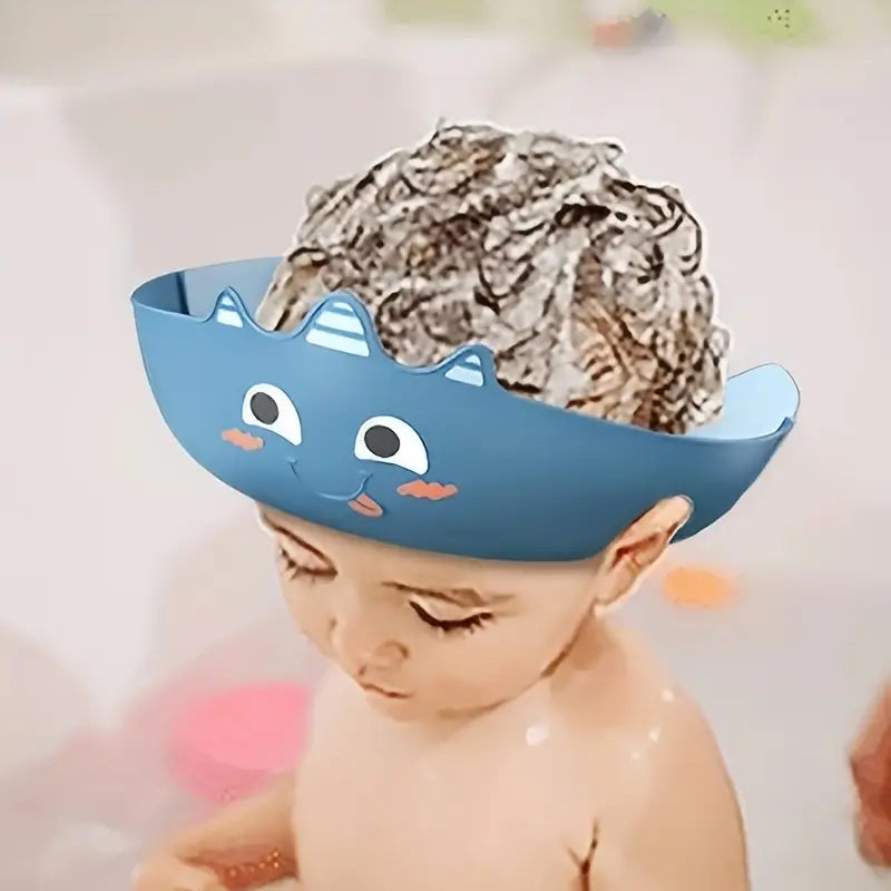 Adjustable Kids Shower Cap Blue
