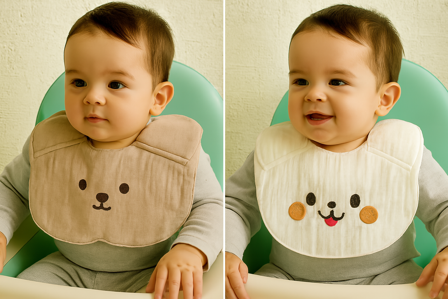 Kinder Valley Bunny Button Bib