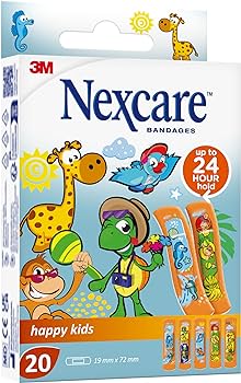Nexcare Happy Kids Soft Plasters 19mmx72mm 20pack