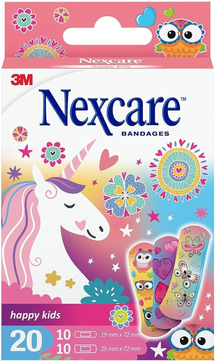 Nexcare Happy Kids Plasters Magic Assorted 20pcs