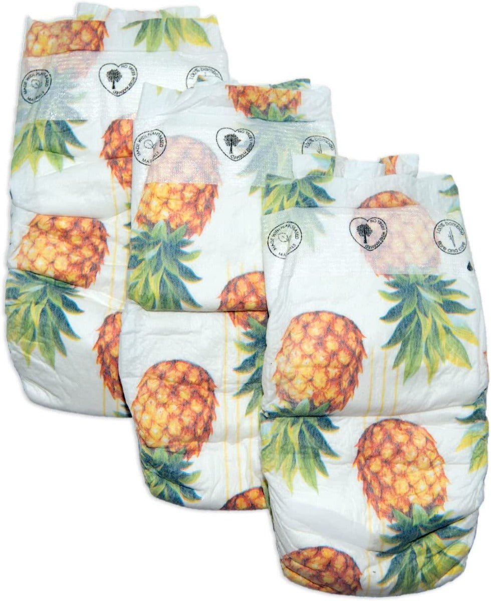 Pure Born Organic Bamboo DiapersÂ  New Born 34'S