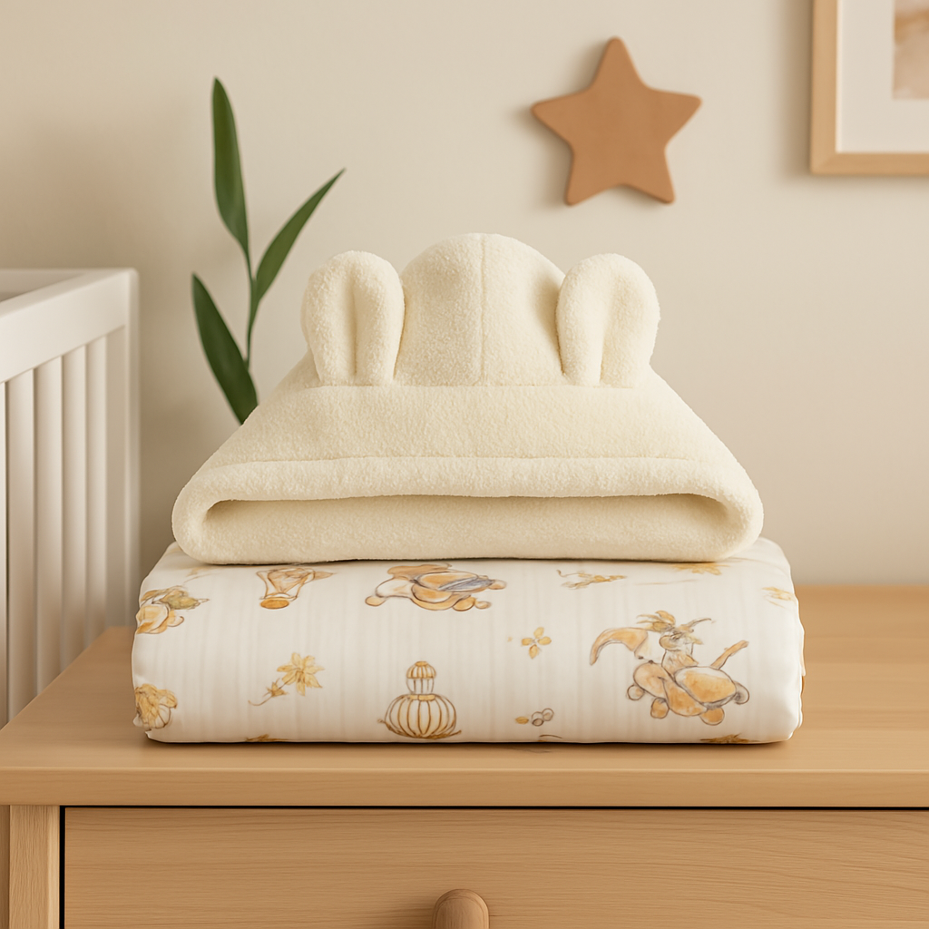 Kinder Valley Bunny Cuddle Cape Towel