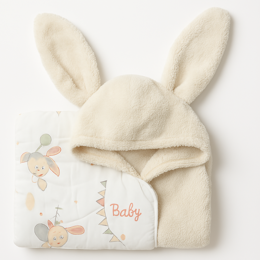 Kinder Valley Bunny Cuddle Cape Towel