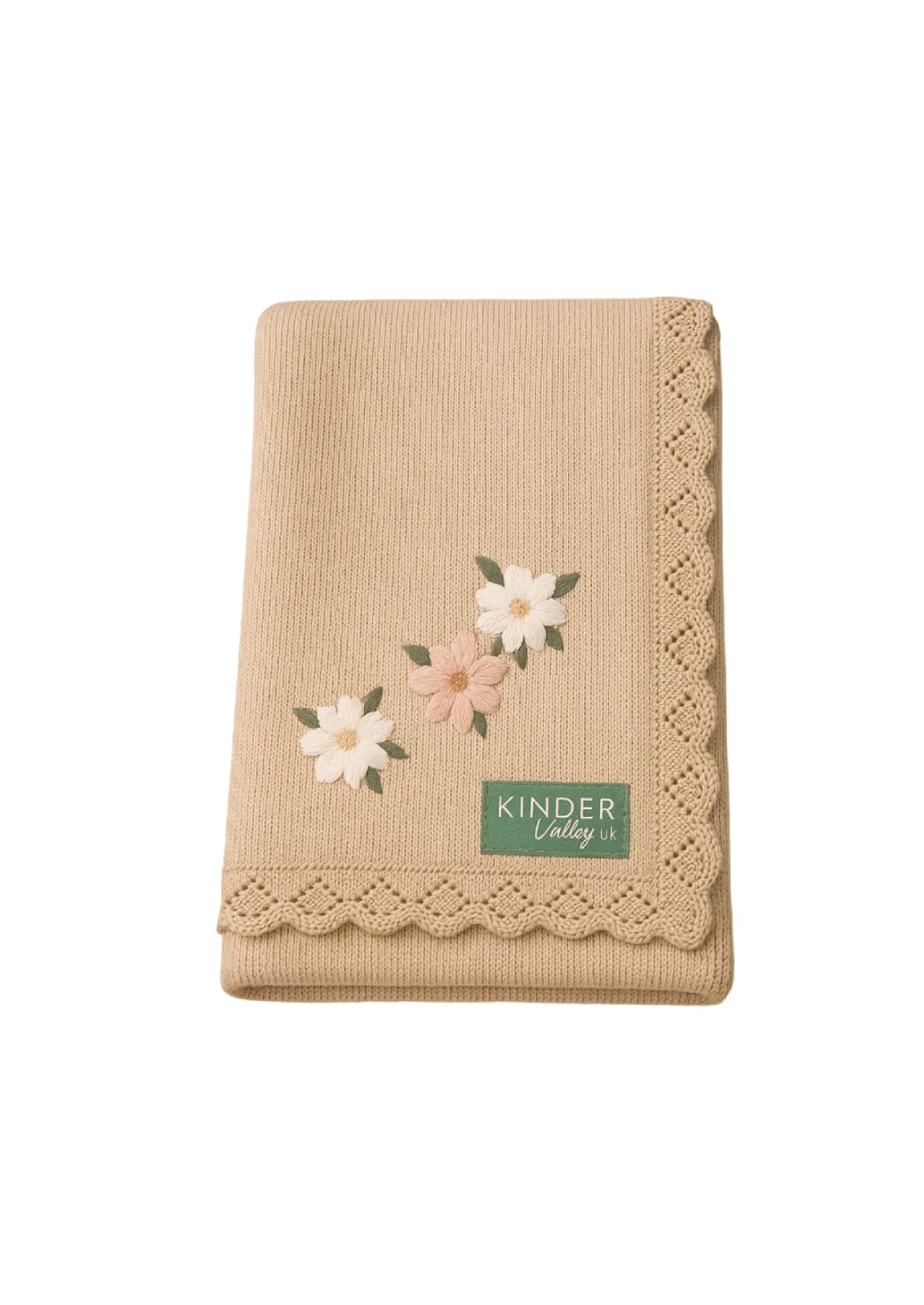 Kinder Valley PetalLoom Cotton Knitted Blanket