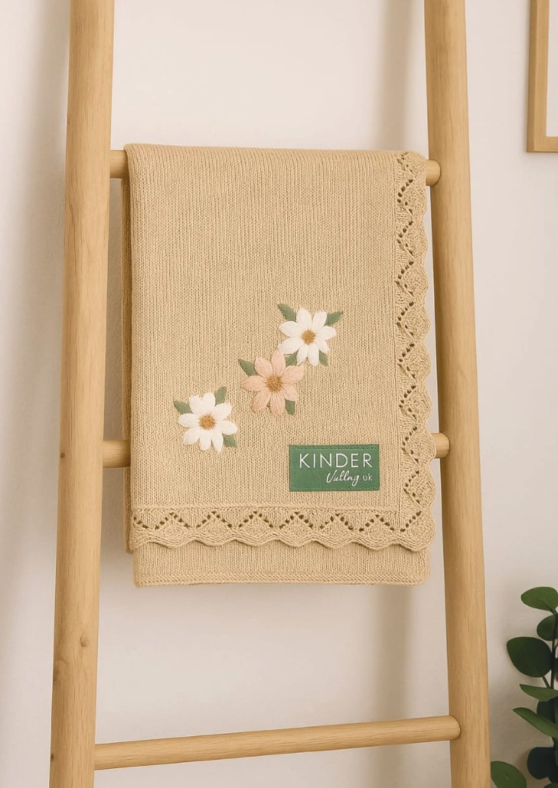 Kinder Valley PetalLoom Cotton Knitted Blanket