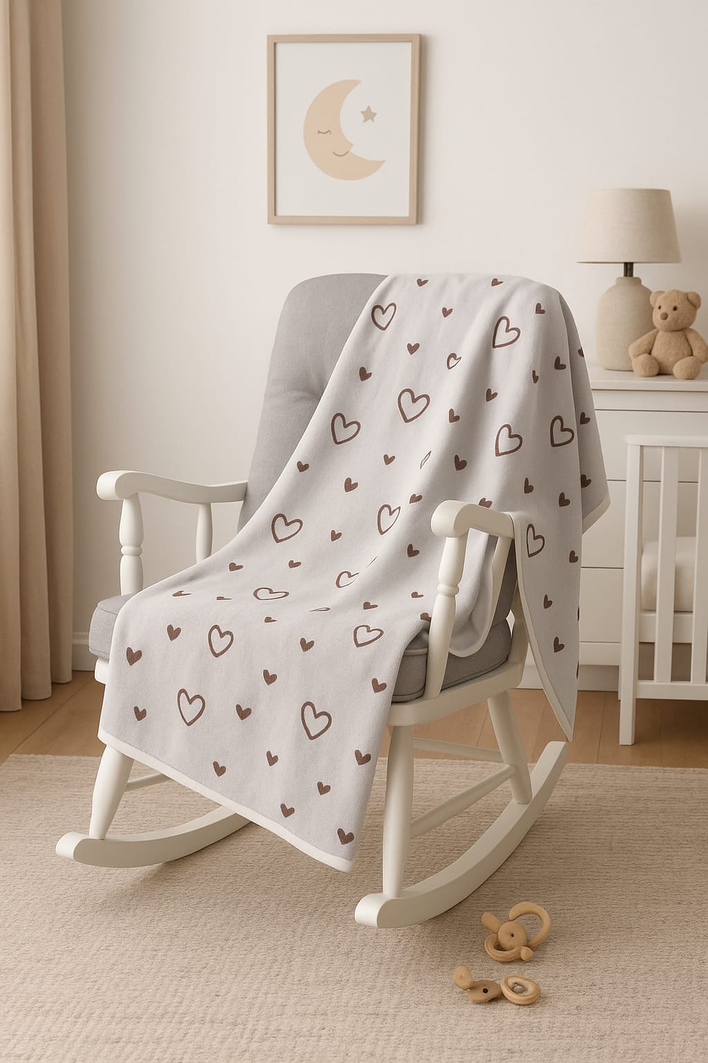 Kinder Valley Softspell Quiet Heart Reversible Blanket