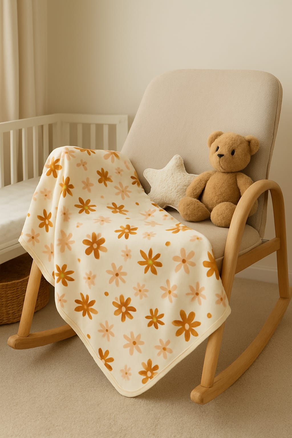 Kinder Valley Softspell Blossom Reversible Blanket