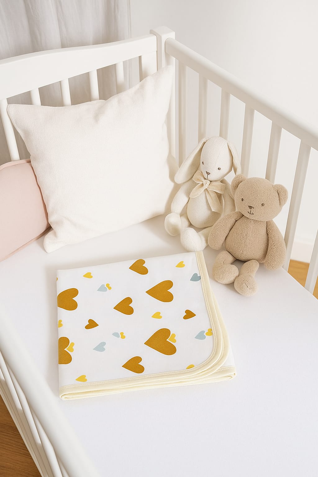 Kinder Valley Softspell Heart Blanket Reversible Blanket