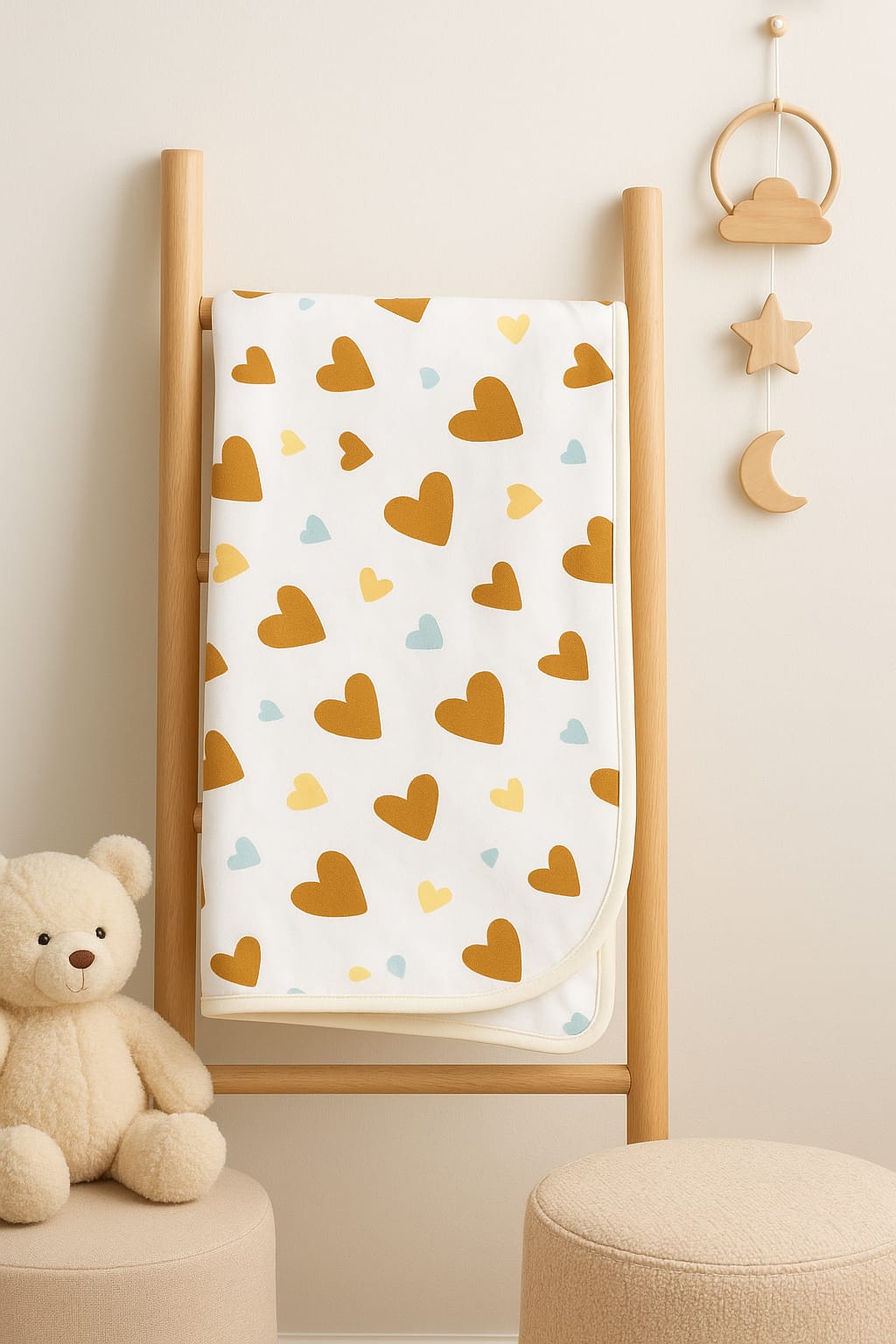 Kinder Valley Softspell Heart Blanket Reversible Blanket