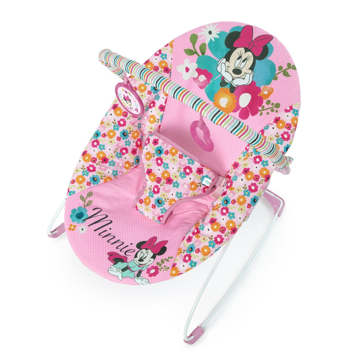 Bright Starts Minnie Mouse Perfect In Pink Vibrating Bouncer