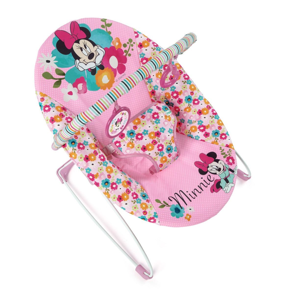 Bright Starts Minnie Mouse Perfect In Pink Vibrating Bouncer