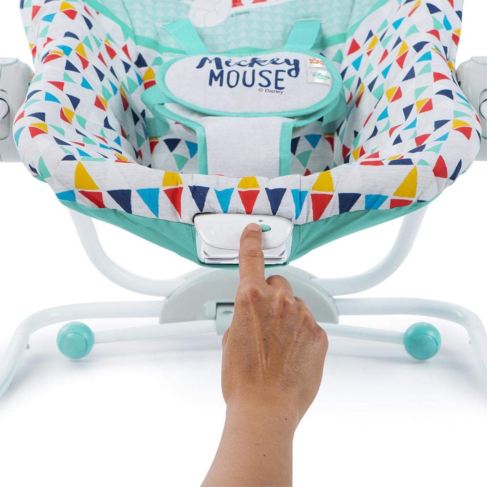 Bright Starts Mickey Mouse Happy Triangles Infant To Toddler Rocker