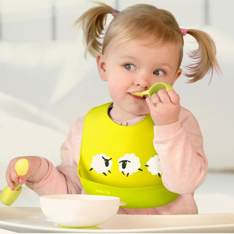 Kidsme Easy Clean Bib Lime